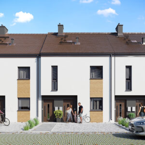 Wizualizacja osiedla domów szeregowych pod Tarnowskimi Górami - Osiedle Parkowe